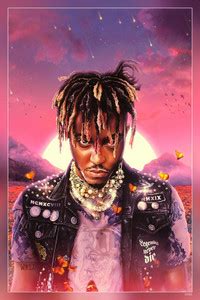 Juice Wrld Rapper Singer Matte Finish Poster Paper Print ...