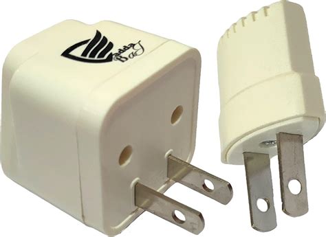 Vadda Bai Set of 2 Universal Adapter 2 & 3 Pin India to USA, Japan ...