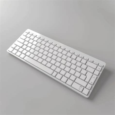 A white keyboard with the letters quot f quot on the bottom | Premium Photo