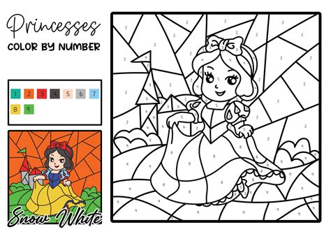 Color By Number Disney Coloring Pages at Julius Scudder blog