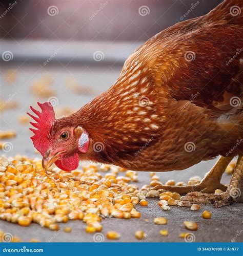 Hen Bird Animal Heating Maize, AI Generated Stock Illustration - Illustration of animalia ...
