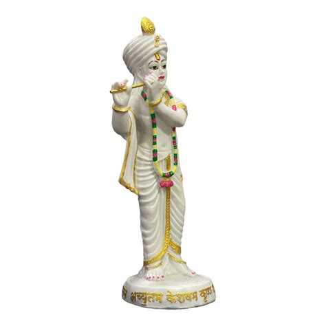 Standing Krishan with Bansuri Lord Keshav Idol, Height- 40 Cm – cutncurve