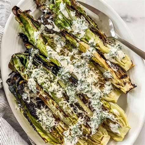 Easy Grilled Romaine Hearts Recipe - This Healthy Table