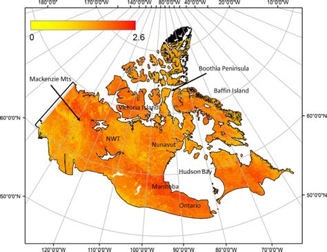 Hudson Bay Lowlands and western NWT at highest risk of permafrost thaw | Canadian Science Publishing