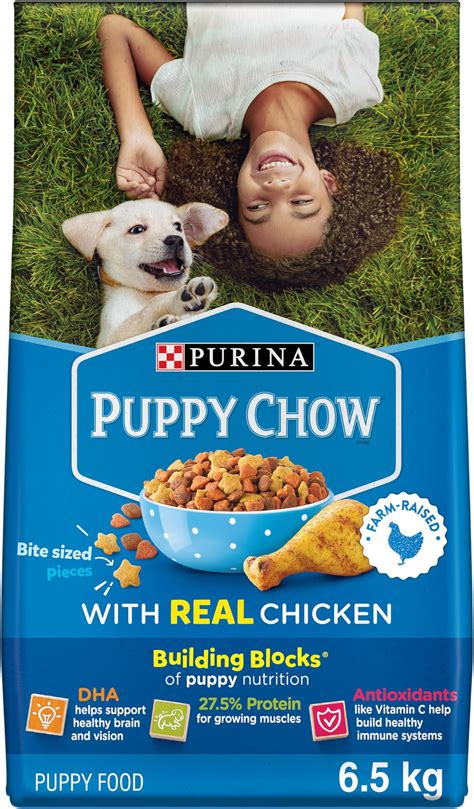 Puppy Chow Complete Dry Puppy Food with Real Chicken - 6.5 kg Bag ...