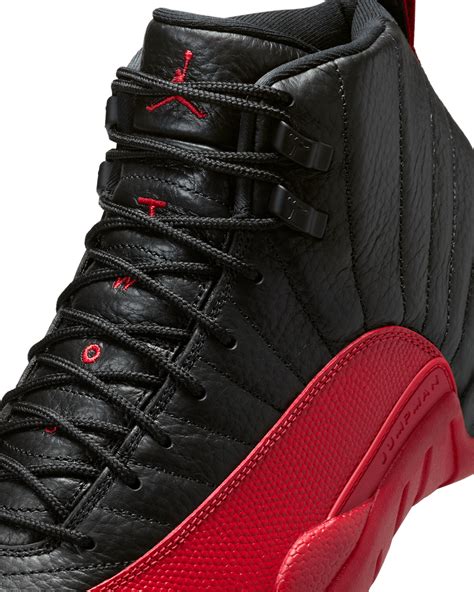 Air Jordan 12 'Black and Varsity Red' (CT8013-002) release date. Nike SNKRS