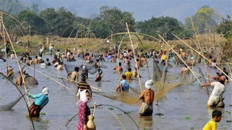 Assam: Community fishing at wetland in Kaziranga National Park banned ...