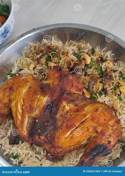 Grilled chicken with rice stock photo. Image of fish - 256031440