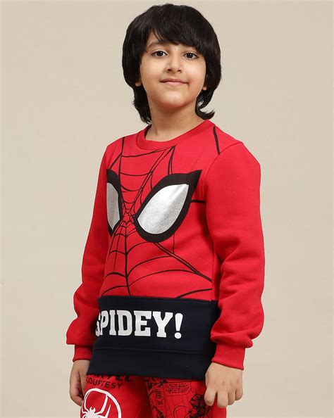 Spiderman Regular Fit Sweatshirt For Boys – Kidsville