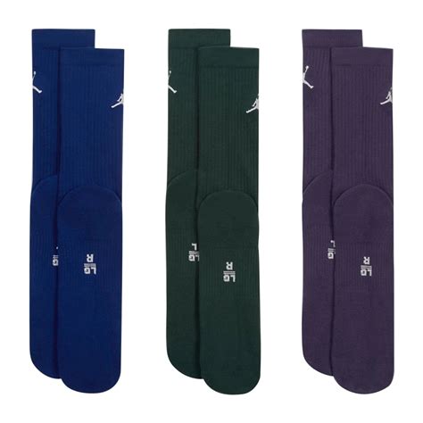 Jordan - Jordan Everyday Crew Socks (3 pairs) 'Multi-Colour' - NBA