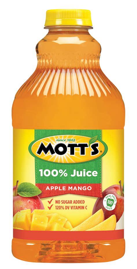 45 motts apple juice label