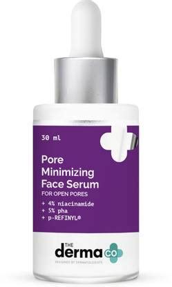 The Derma Co Pore Minimizing Face Serum with 4% Niacinamide, 5% PHA and ...