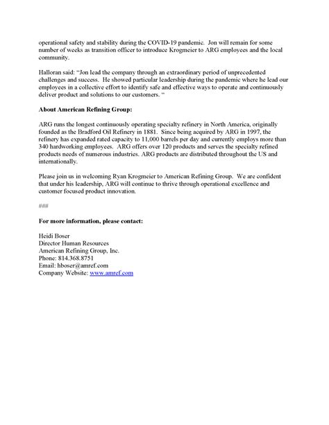 Krogmeier succeeds Giberson as president, chief operating officer ...