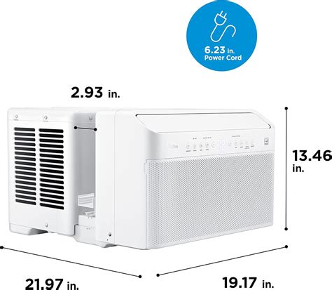 Midea 8,000 BTU U-Shaped Smart Inverter Air Conditioner –Cools up to ...