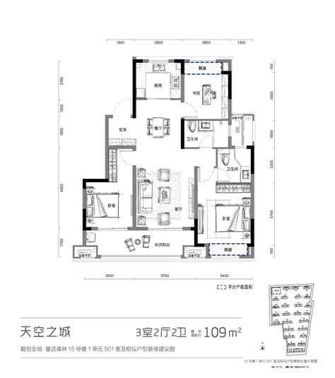 三居室100平米装修效果图,2021三居室100平米装修设计欣赏_住范儿