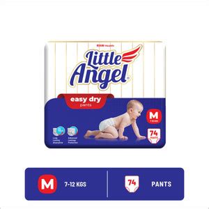 Little Angel Easy Dry Diaper Pants with 12 hrs absorption Medium (M ...