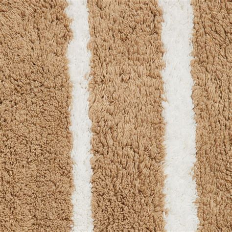 Buy Corsica Auton Cotton Striped Anti-Slip Bath Mat - 80x50cm from ...