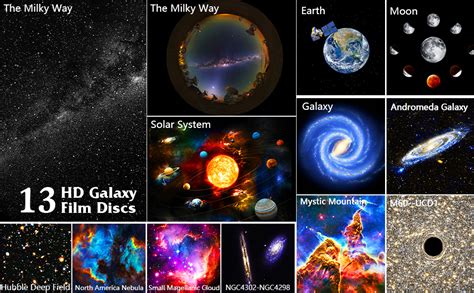 FlyLily Galaxy Projector 13 in 1 HD Planetarium Corded Electric LED ...