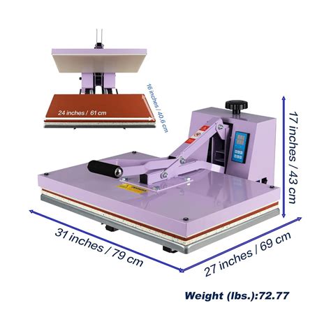 16″x24″ Clamshell Heat Press with Slide Out Drawer - Kilo Heat Press