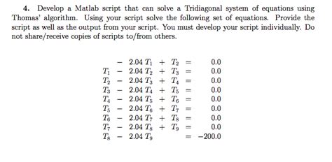 Image result for Thomas Algorithm Matlab