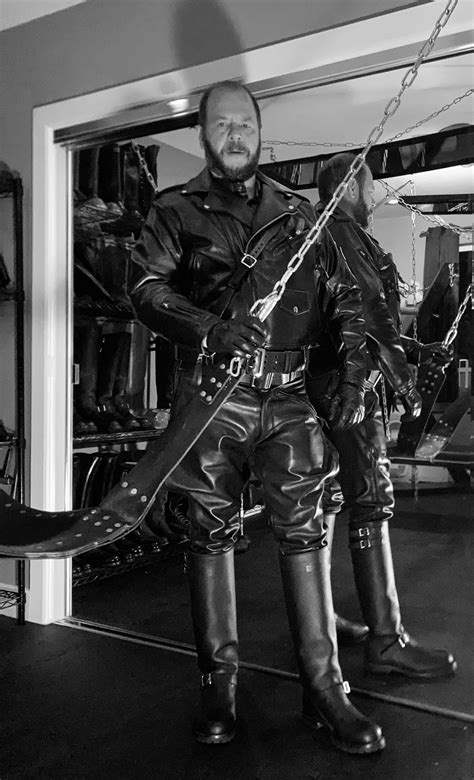 Image tagged with gay leather, gay leather men, rubber slave ...
