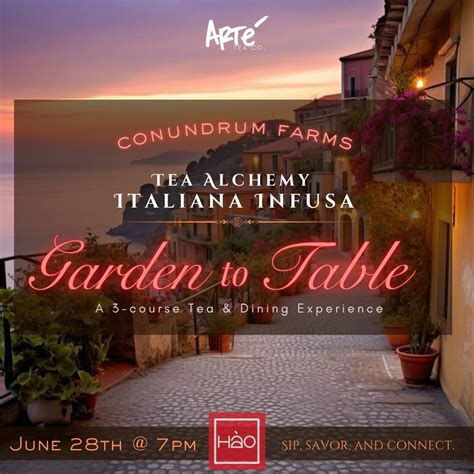 Tea Alchemy at the Conundrum Table: Italiana Infusa, 5544 Rocky Creek ...