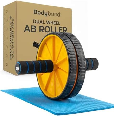Dr Trust USA Ab Wheel Roller with Knee Mat for Men & Women Abs ...