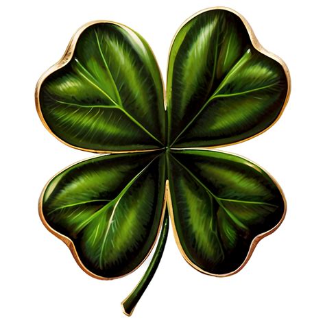 Download Vintage Four Leaf Clover Png 05252024 | Wallpapers.com