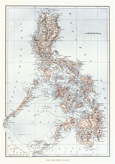 Philippine Map Detailed