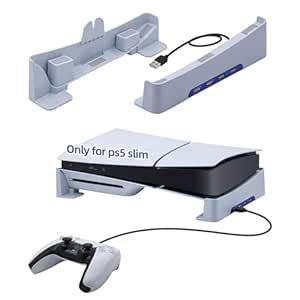 Mcbazel Horizontal Stand for PS5 Slim Console Only, PS5 Slim Base Stand ...