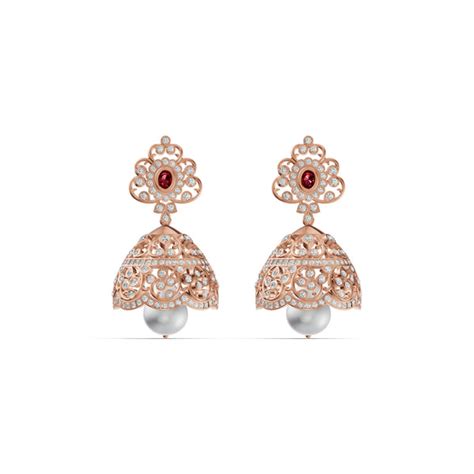 Shop Diamond Jhumkas | Wondr Diamonds Collection