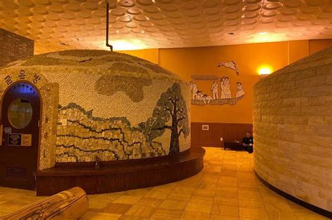 Traditional hot room in jjimjilbang