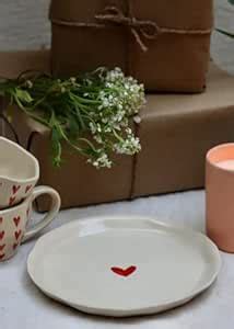 Buy WEAVING HOMES Set of 2 - Heart Plates Online at Low Prices in India ...
