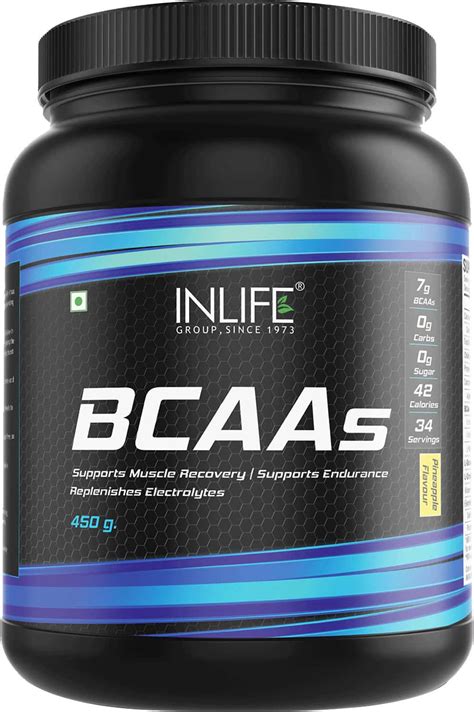 Buy INLIFE BCAA SUPPLEMENT 7G AMINO ACIDS INSTANTIZED FOR PRE POST ...
