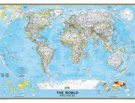 GIANT World Mural Map — The Map Center