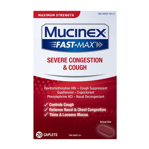 Max Strength Mucinex 20 Count | Mucinex USA