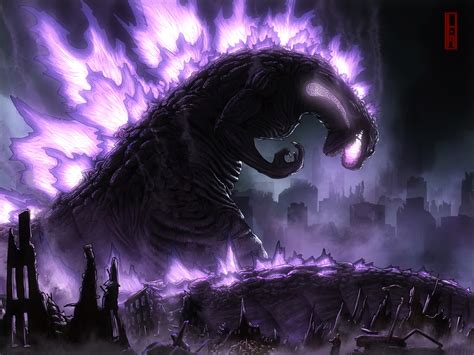 Godzilla Fan Art Achtergrond