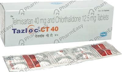 Tazloc-CT 40 Tablet: Uses, Side-effects, Price, Dosage & More Info ...