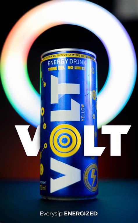 Volt unofficial ad. | Energy drinks, Ads creative, Drinks