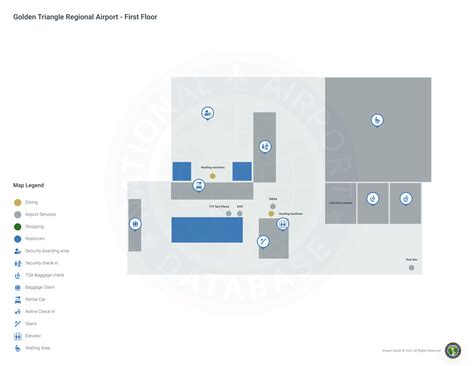 Golden Triangle Airport (GTR) | Terminal maps | Airport guide