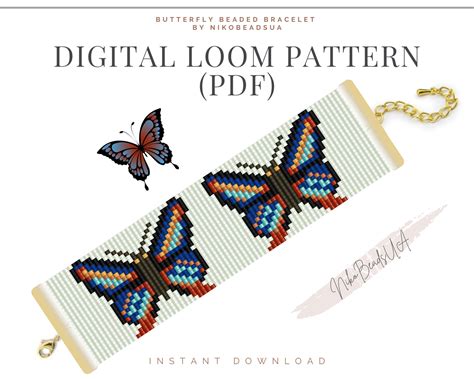 Image result for Butterfly Loom Pattern