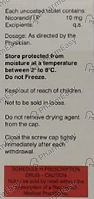 Nicostar 10 MG Tablet (30): Uses, Side Effects, Price & Dosage | PharmEasy