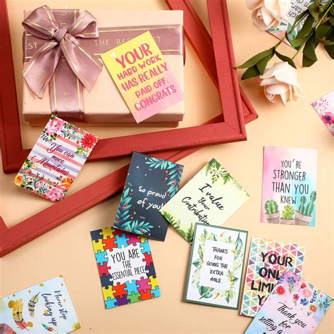 Buy 100 Motivational Cards Mini Unique Inspirational Compliment Cards ...