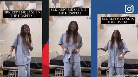 shah rukh khan reacts on dance video of patient in hospital based on ...
