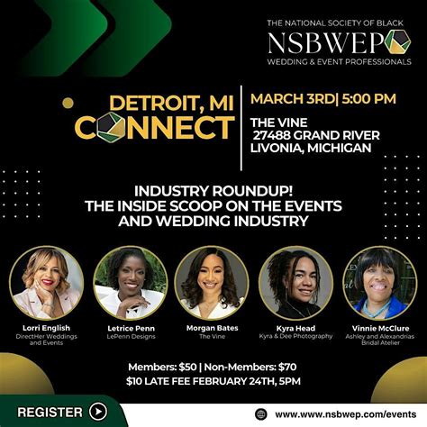 DETROIT: The Inside Scoop on the Events & Wedding Industry, The Vine ...