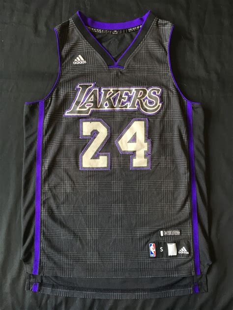 Lakers black purple jersey online