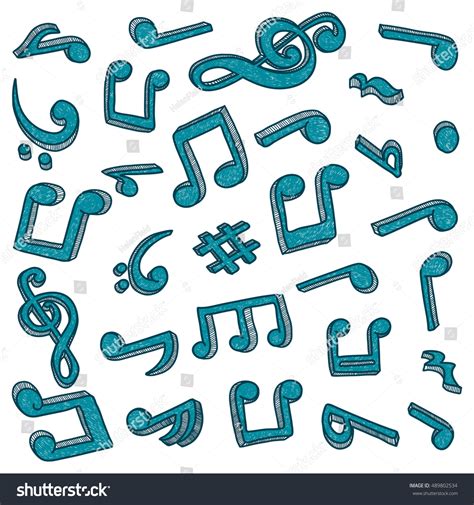 Musical Notes Vector Art 的图像结果