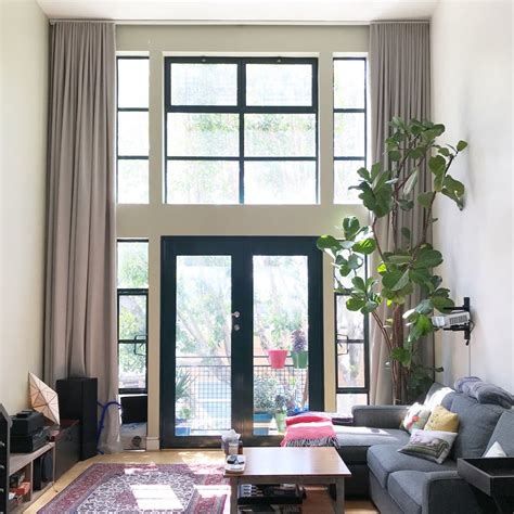 Contemporary High Ceiling Curtains / Decorating interiors with high ...