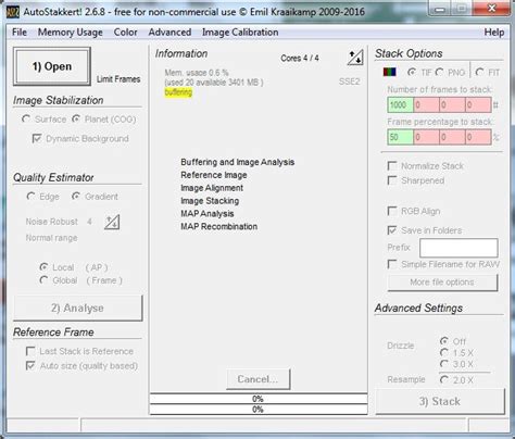 Image result for Stack Fits Files with Autostakkert