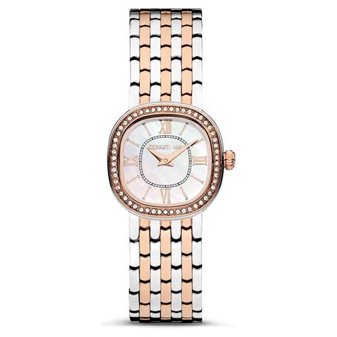Buy Online Cerruti 1881 Quartz Analog White Dial Stainless Steel Strap ...